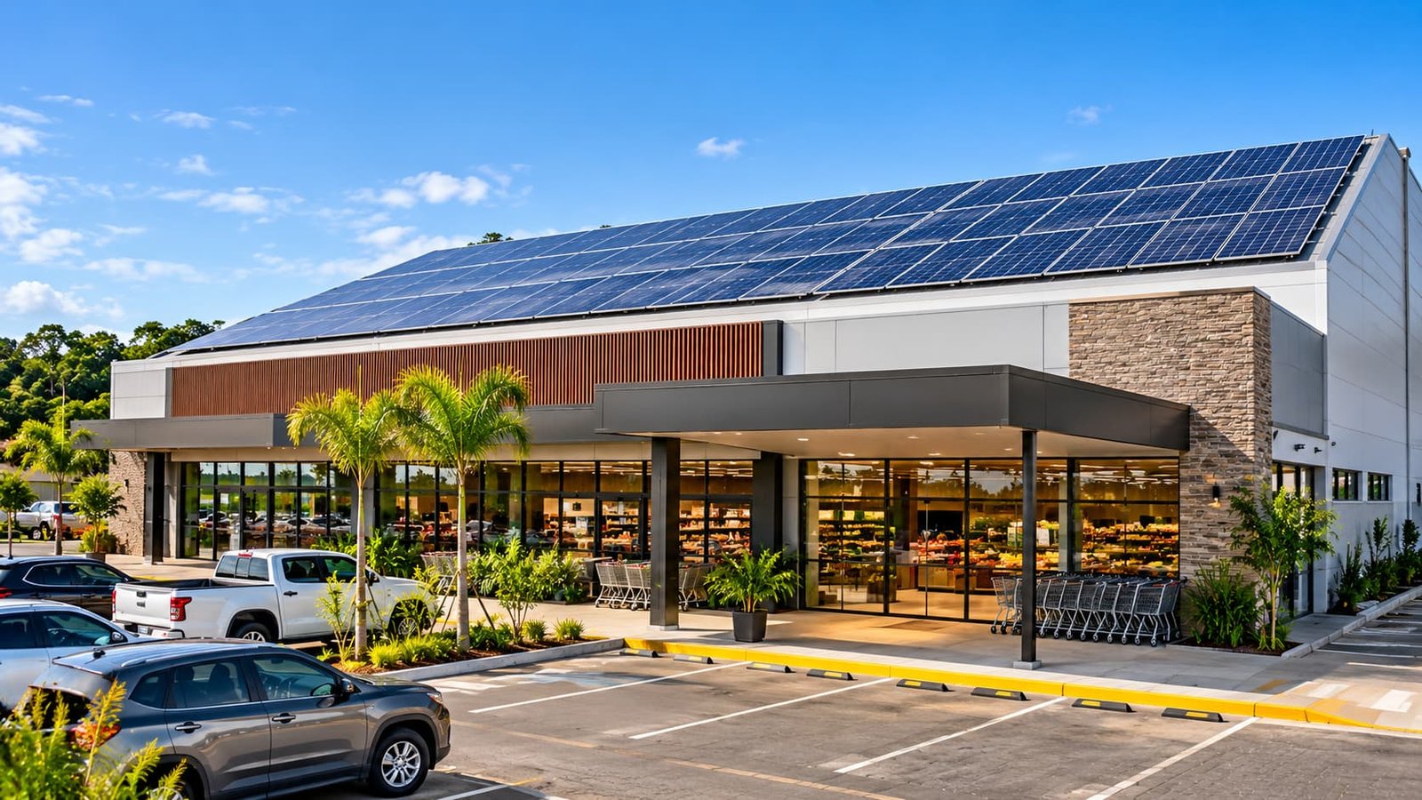Paneles solares para comercios FUTULUZ en Paraguay