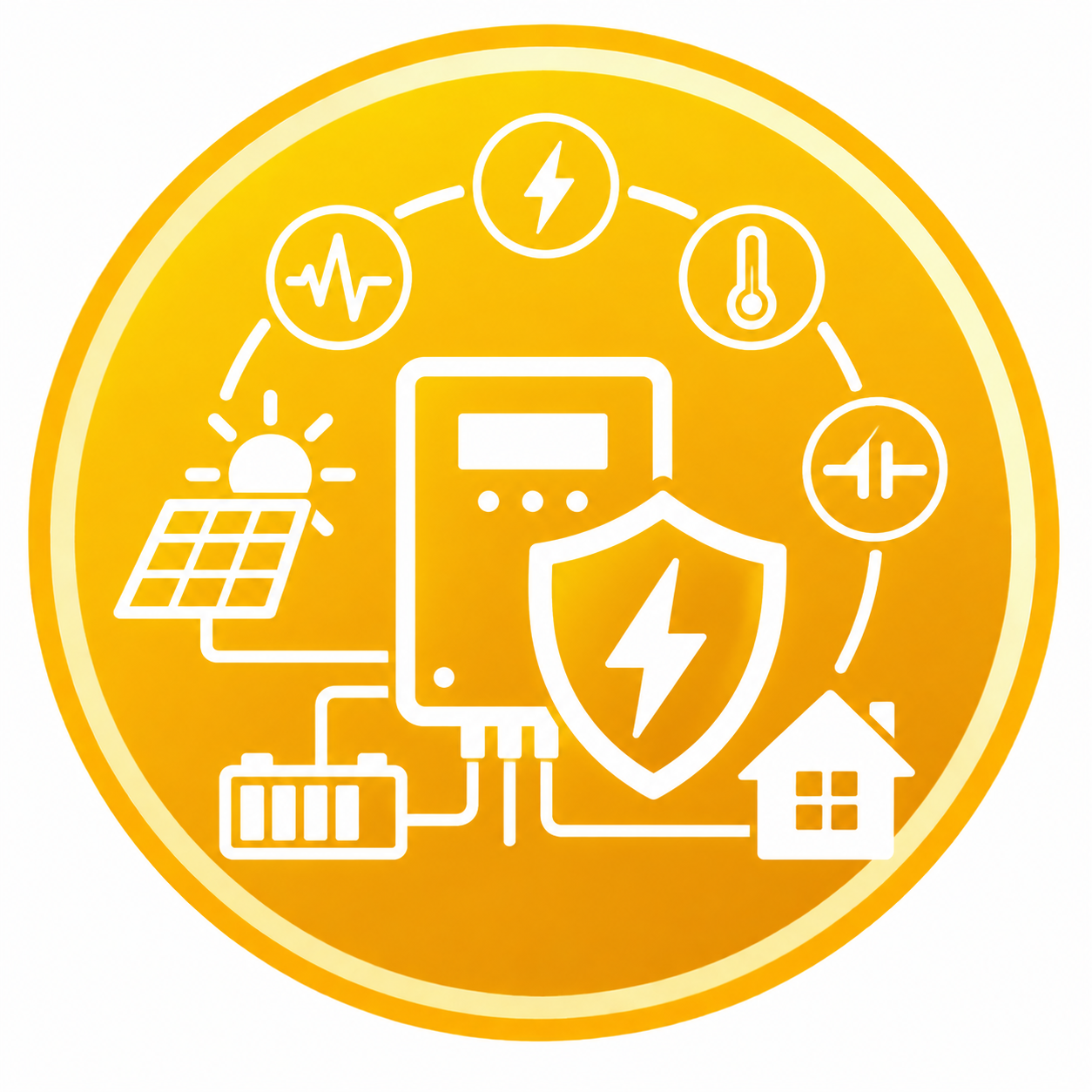 Protección del sistema con inversor solar